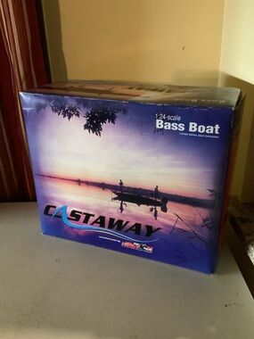 2001 Castaway Bass Boat Model 1:24 scale HANK PARKER signature.